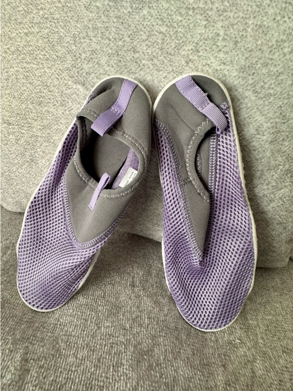 Athletic Works Womens Slip-On Water Shoe - Purple and grey NWOT